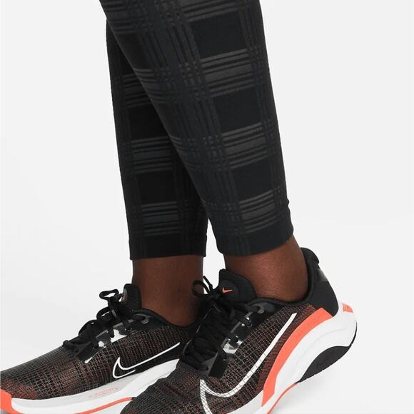 Nike Pro plaid super soft mid rise tight full length leggings plus size 2X new - Picture 14 of 15